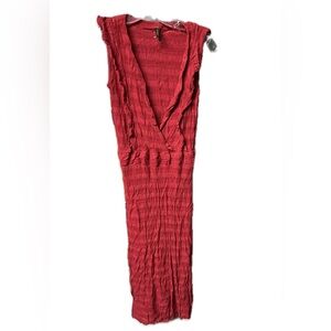 Stetson Red Sleeveless Dress